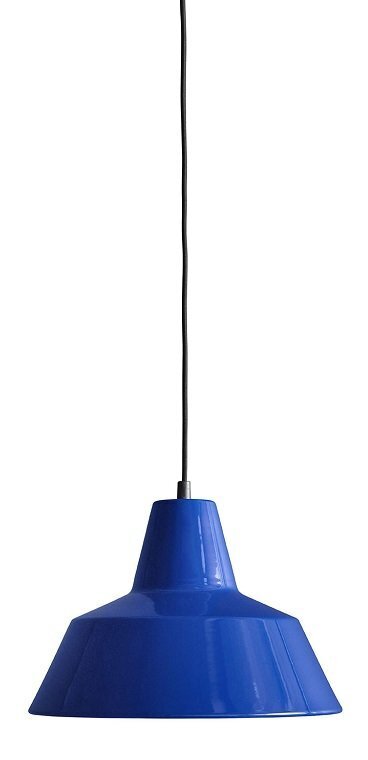 Made by Hand Workshop Lamp W3 Pendelleuchte Blau