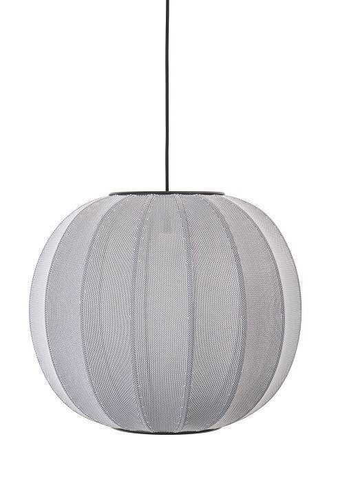 Made by Hand Knit-Wit Pendelleuchte Ø 45 cm Silver