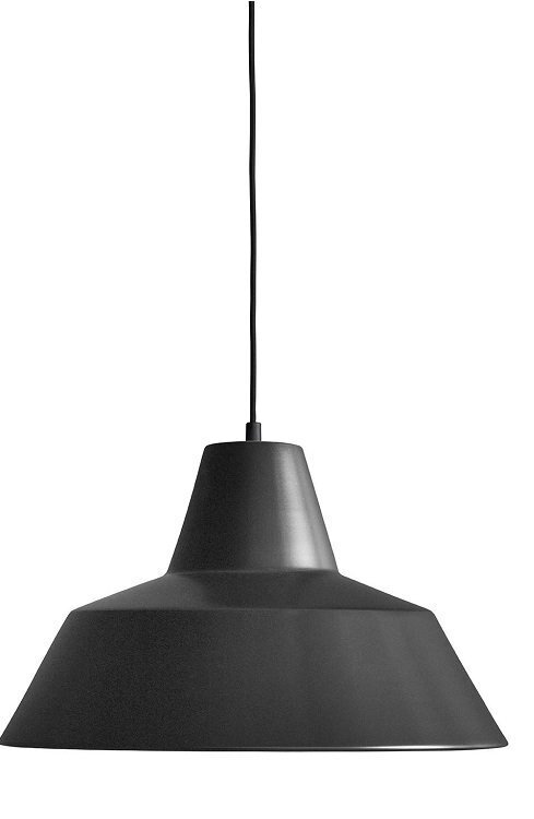 Made by Hand Workshop Lamp W4 Pendelleuchte Schwarz Matt