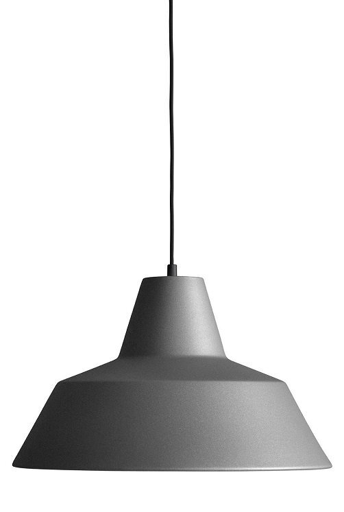 Made by Hand Workshop Lamp W4 Pendelleuchte Anthrazit Grau