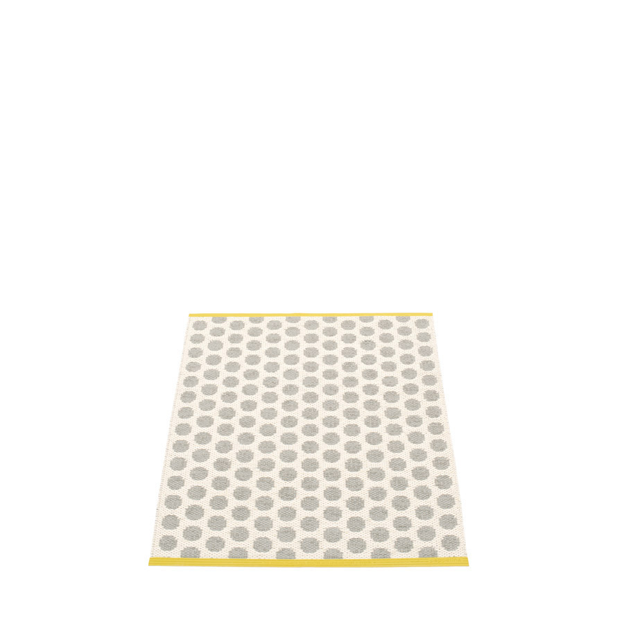 Pappelina Noa - Warm Grey · Vanilla · Mustard Edge - 70 x 90 cm