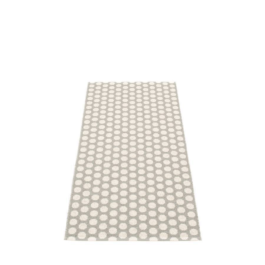 Pappelina Noa - Warm Grey · Vanilla · Mustard Edge - 70 x 150 cm