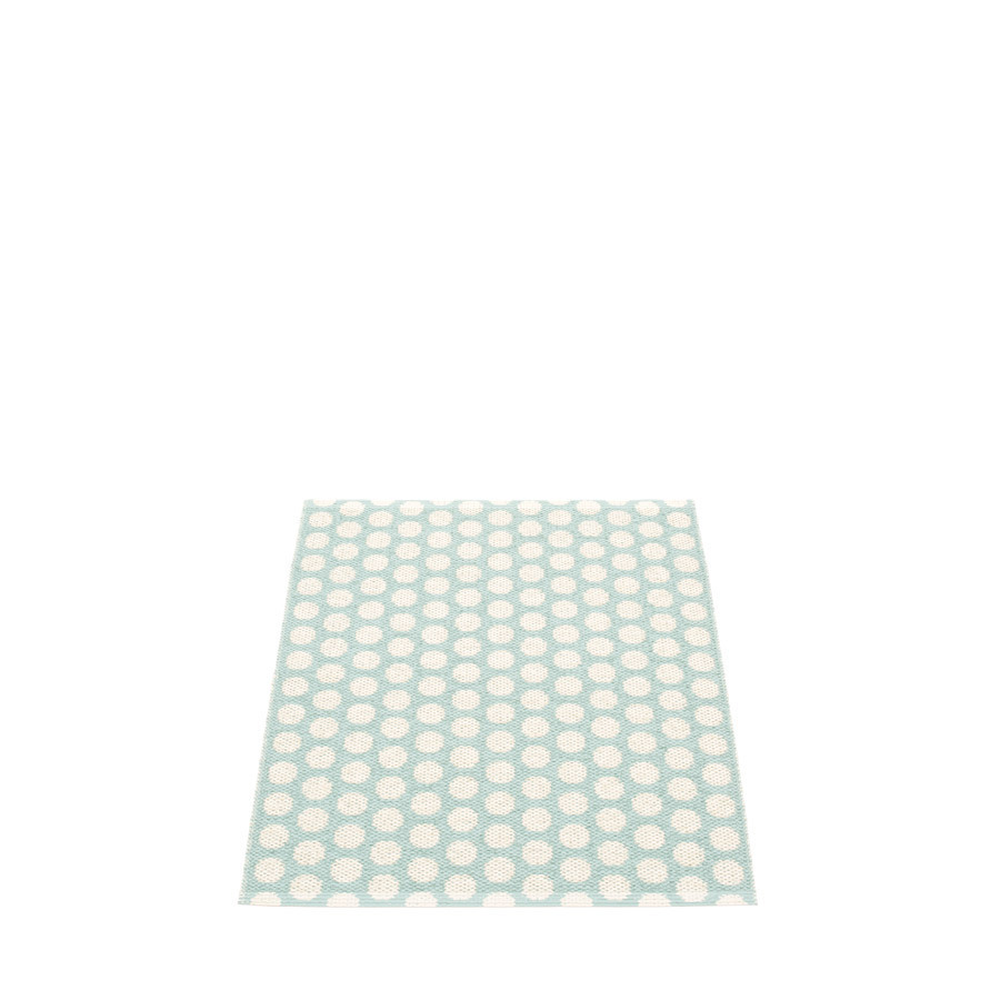Pappelina Noa - Pale Turquoise · Vanilla · Warm Grey Edge - 70 x 90 cm