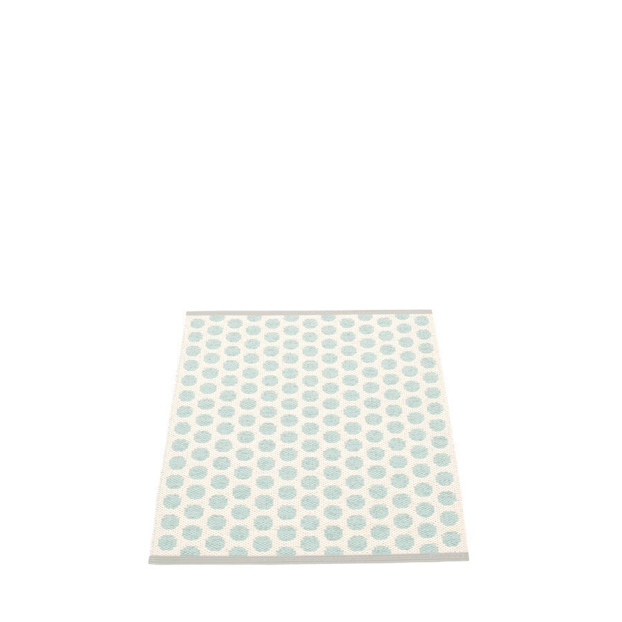 Pappelina Noa - Pale Turquoise · Vanilla · Warm Grey Edge - 70 x 90 cm