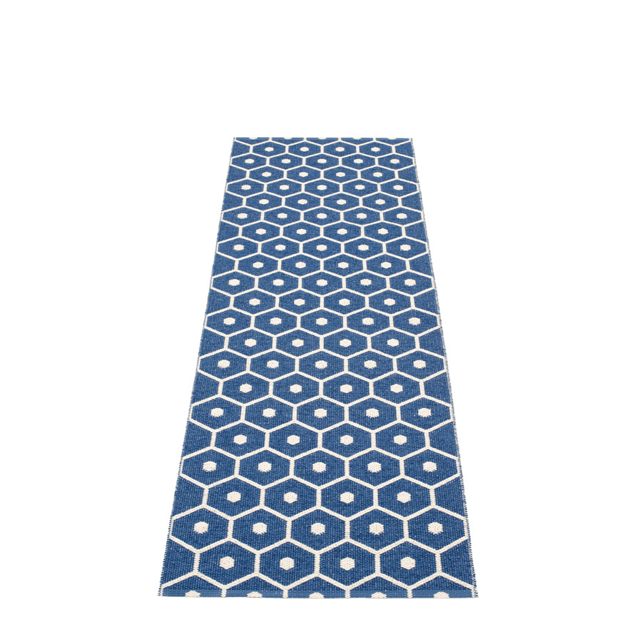 Pappelina Honey - Denim · Vanilla - 70 x 225 cm