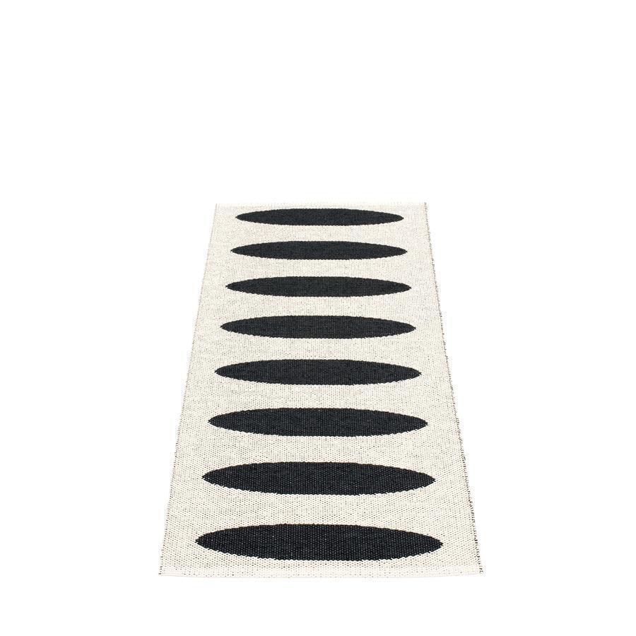 Pappelina Ella - Black · Vanilla - 70 x 150 cm