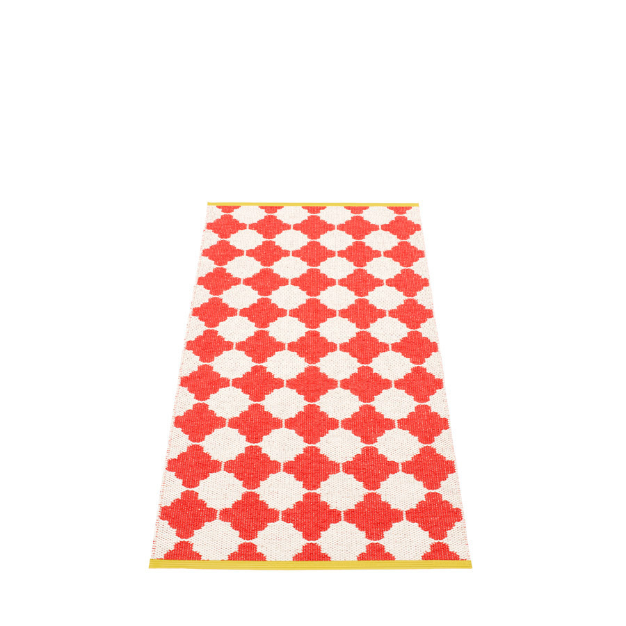 Pappelina Marre - Coral Red · Vanilla - 70 x 150 cm