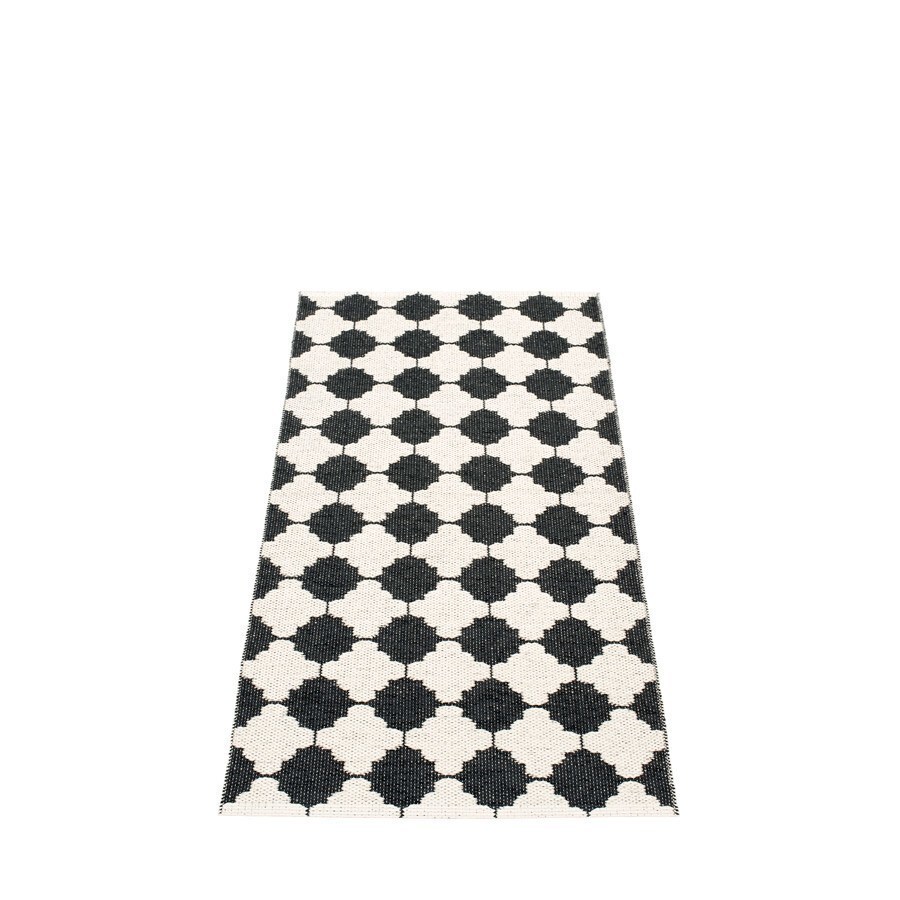 Pappelina Marre - Black · Vanilla - 70 x 150 cm