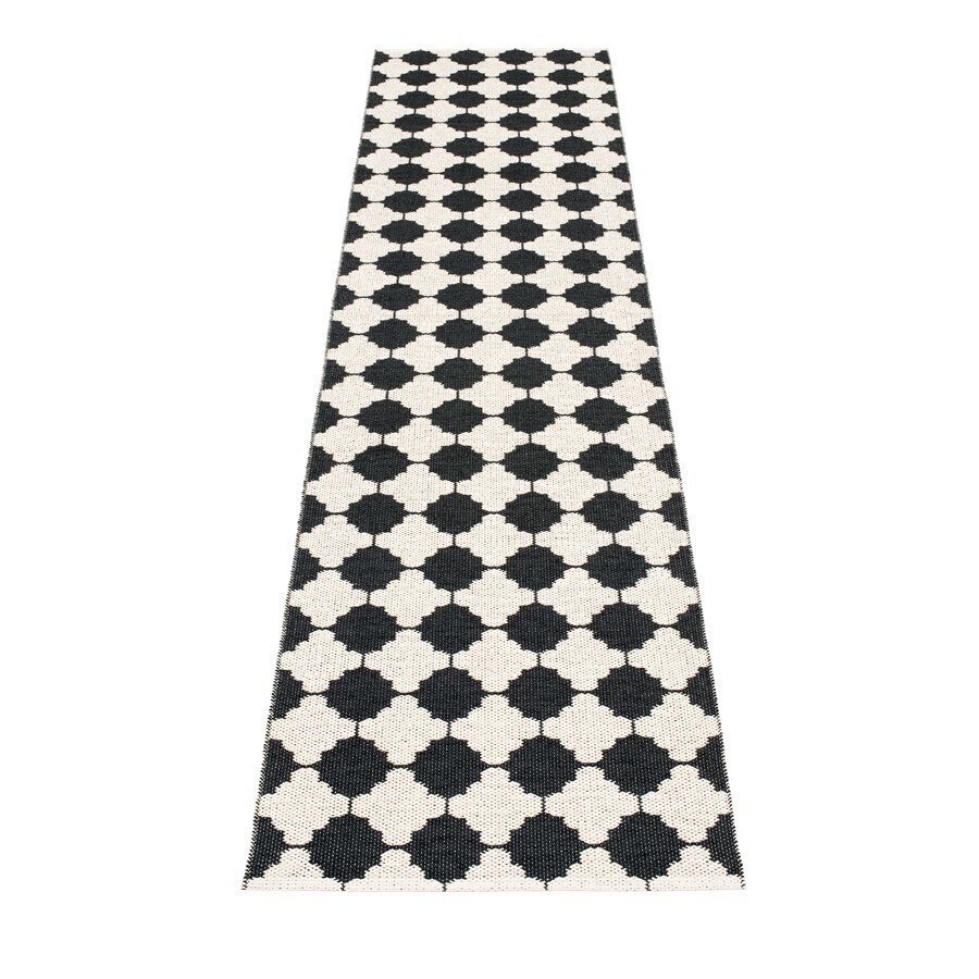 Pappelina Marre - Black · Vanilla - 70 x 300 cm