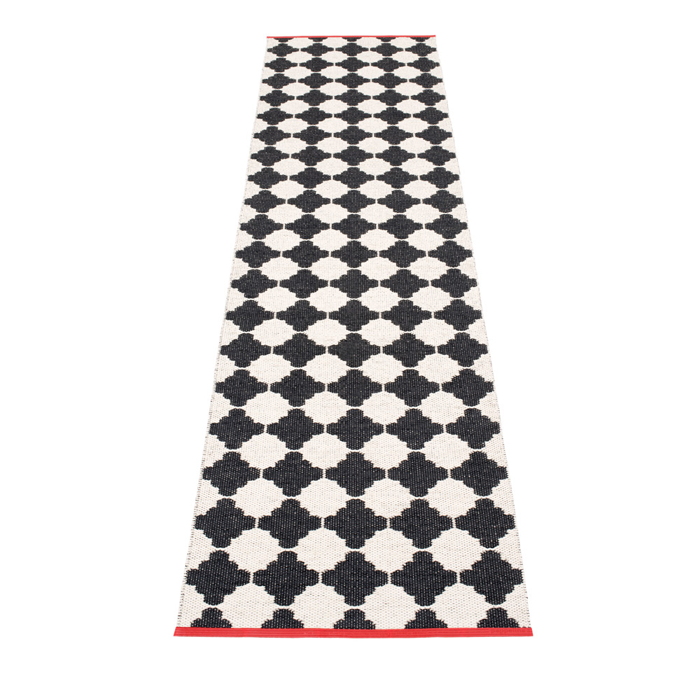 Pappelina Marre-Black · Vanilla-70 x 375 cm