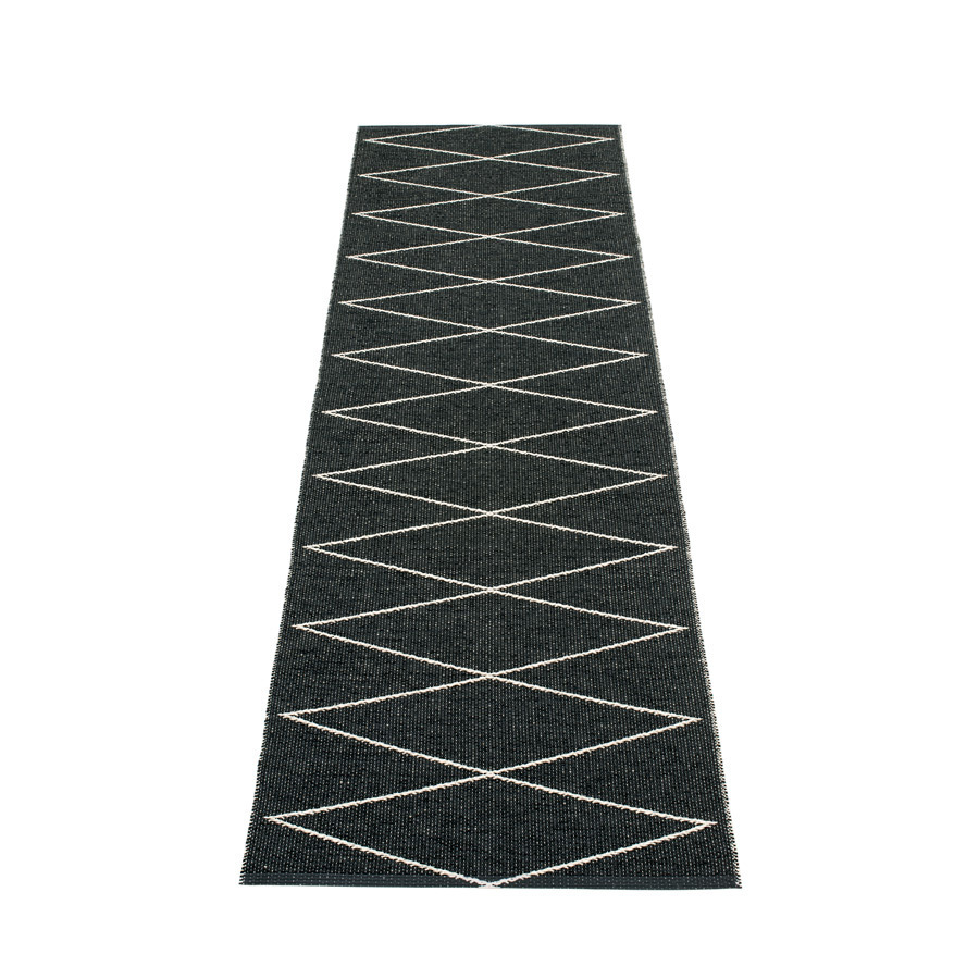 Pappelina Max - Black · Vanilla - 70 x 240 cm
