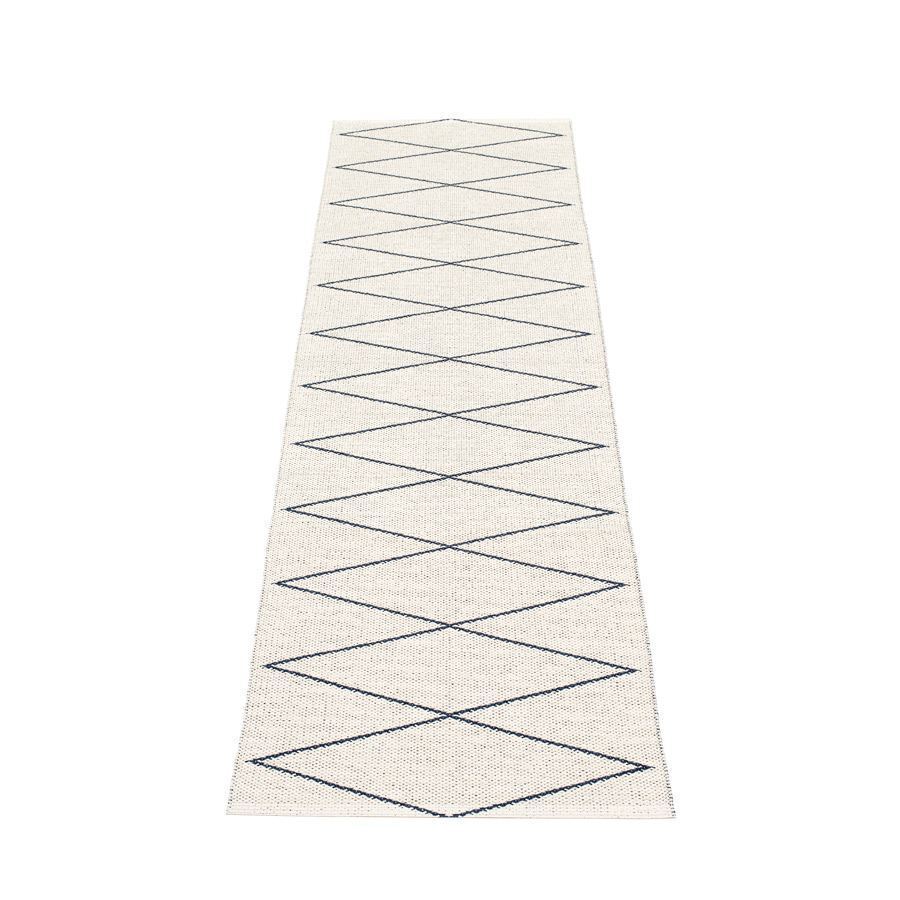 Pappelina Max - Dark Blue · Vanilla - 70 x 240 cm