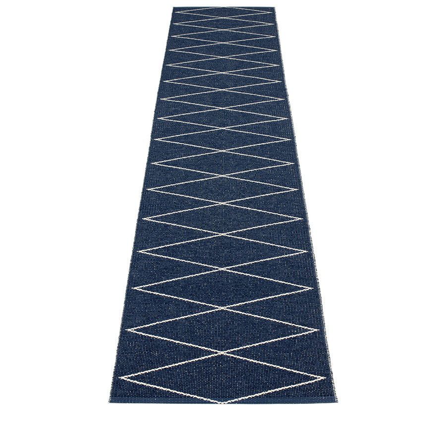 Pappelina Max - Dark Blue · Vanilla - 70 x 320 cm