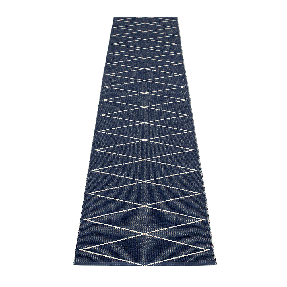 Pappelina Max-Dark Blue · Vanilla-70 x 400 cm