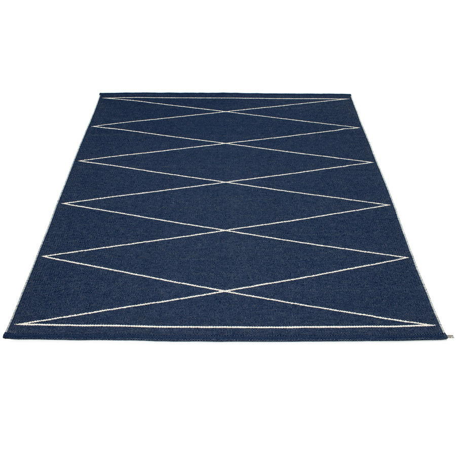 Pappelina Max - Dark Blue · Vanilla - 180 x 260 cm