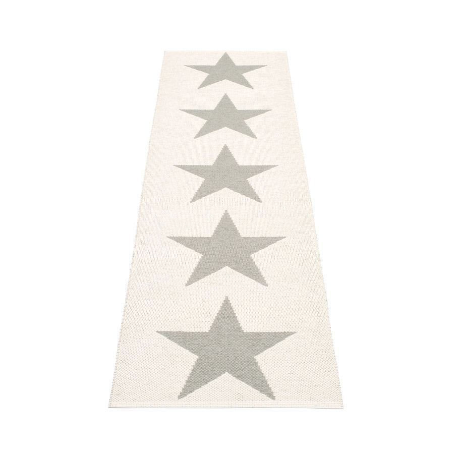 Pappelina Viggo One - Warm Grey · Vanilla - 70 x 250 cm