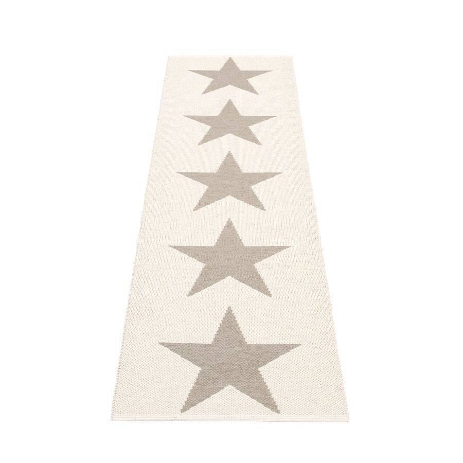 Pappelina Viggo One -  Mud · Vanilla - 70 x 250 cm
