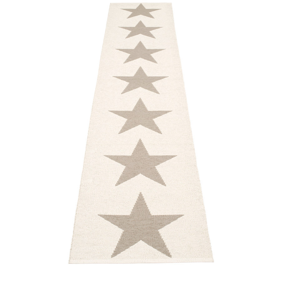 Pappelina Viggo One -  Mud · Vanilla - 70 x 350 cm
