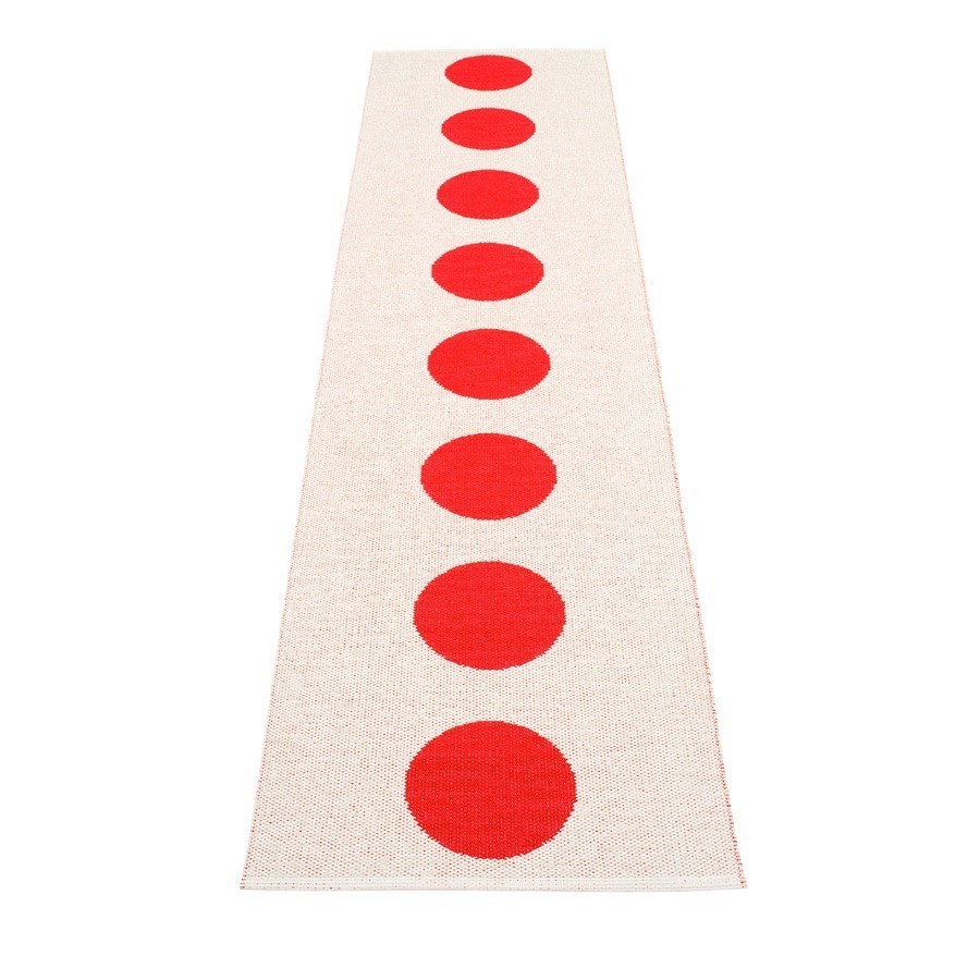 Pappelina Vera - Red · Vanilla - 70 x 300 cm