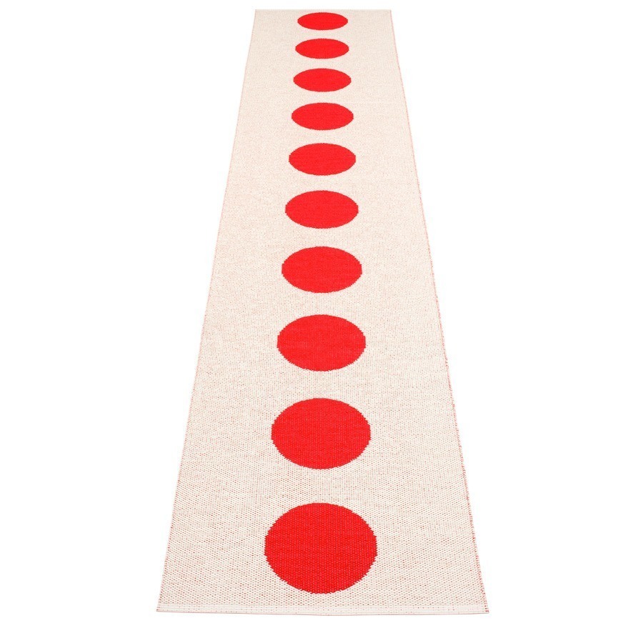 Pappelina Vera - Red · Vanilla - 70 x 375 cm