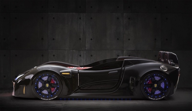Autobett GT Extra-Schwarz