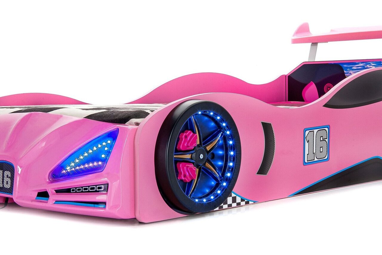 Autobett Veron XR 4-Kinderbett -Pink