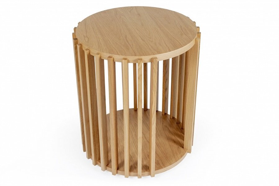 Morana Drum Side Table Oak