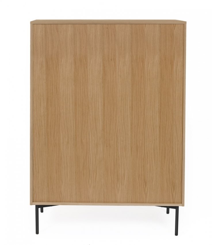 Morana Flop Highboard - Oak/Black