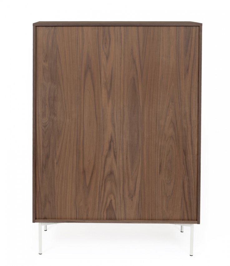 Morana Flop Highboard - Walnut/White