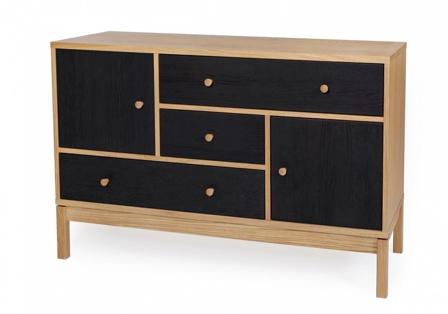 Morana Abbeywood Sideboard - Oak / Charcoal