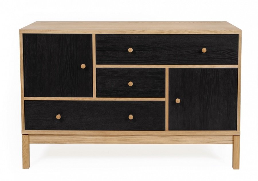 Morana Abbeywood Sideboard - Oak / Charcoal