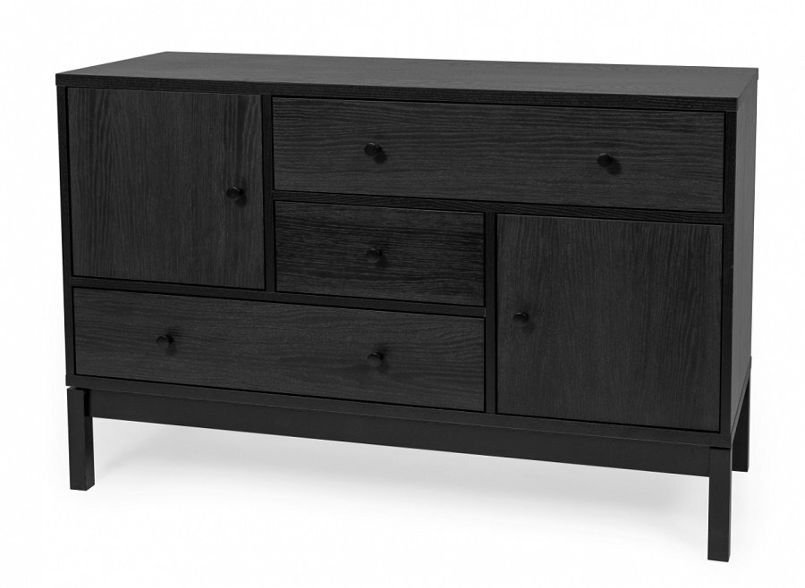 Morana Abbeywood Sideboard - Black Oak/Charcoal