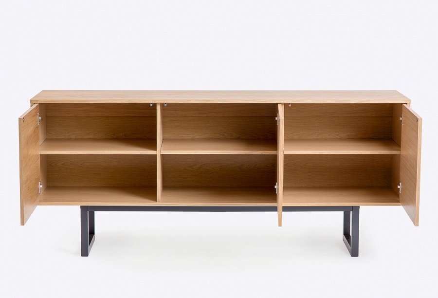 Morana Camden Sideboard Herringbone Print Oak