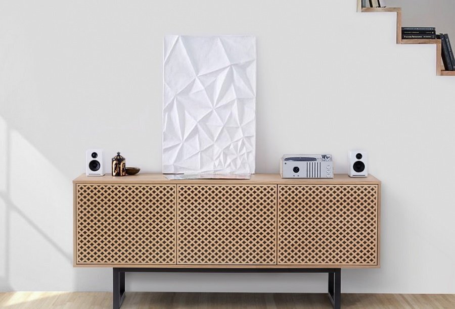 Morana Camden Sideboard Diamond Print Oak
