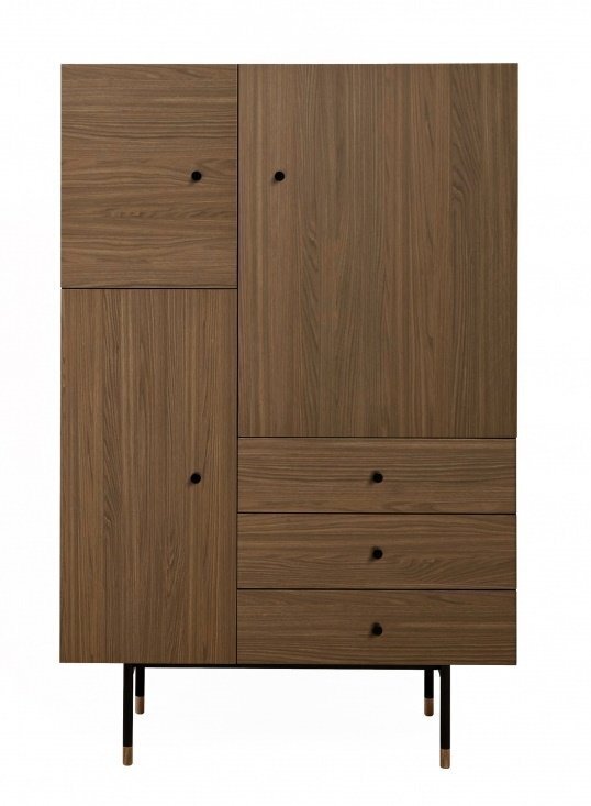 Morana Jugend Highboard - Walnut