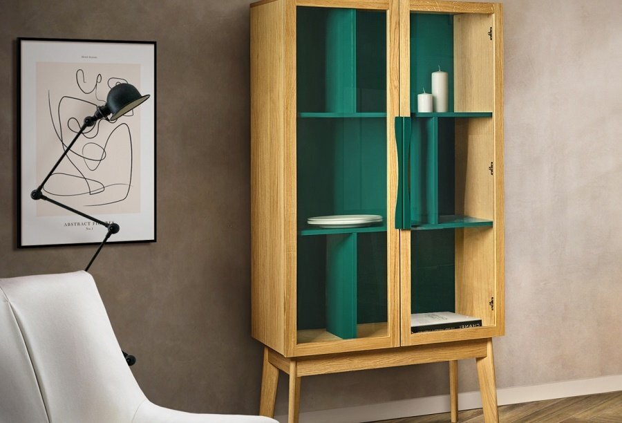 Morana Avon Display Cabinet - RAL 5021