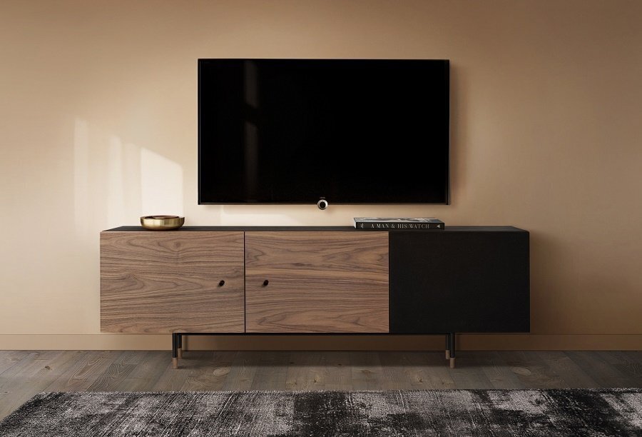 Morana Jugend TV Unit - Walnut Black