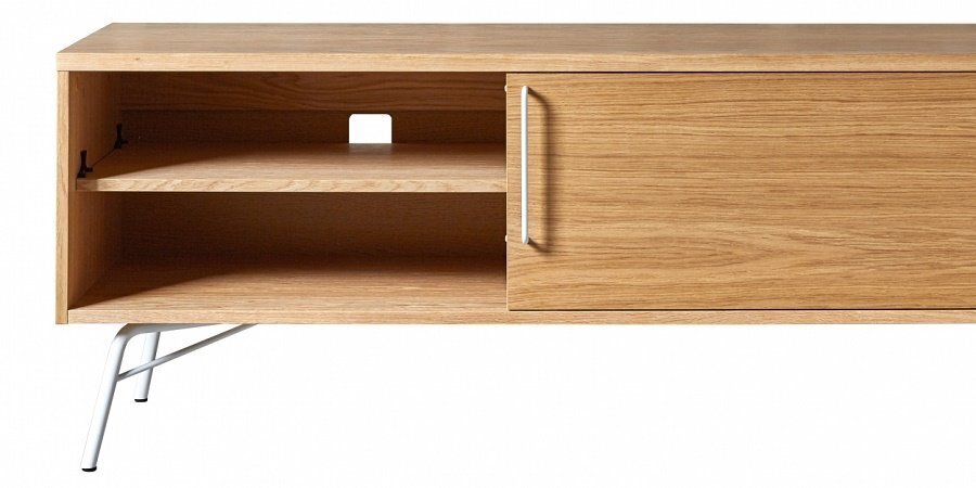 Morana Ashburn Media Unit - White Leg