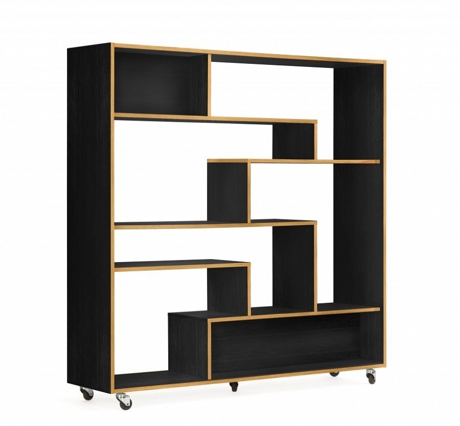 Morana Southbury Room Divider Black/Oak