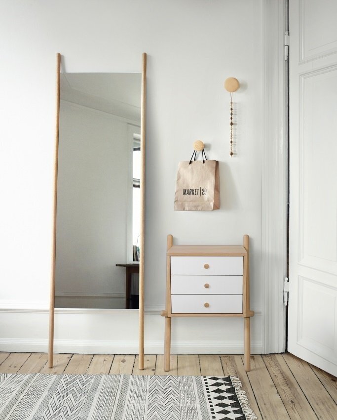 Morana Wiru Side Table 3D - Oak White