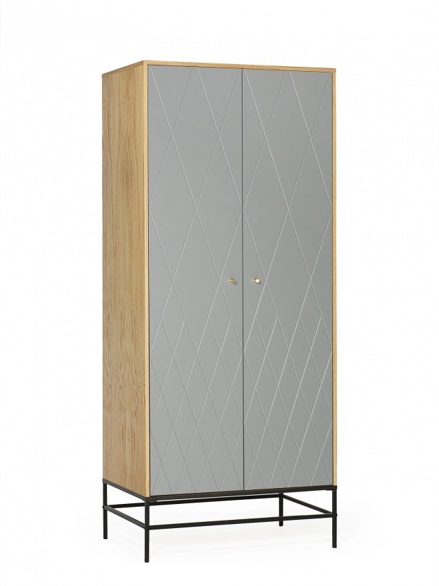 Morana Mia Wardrobe 2 Doors - Grey
