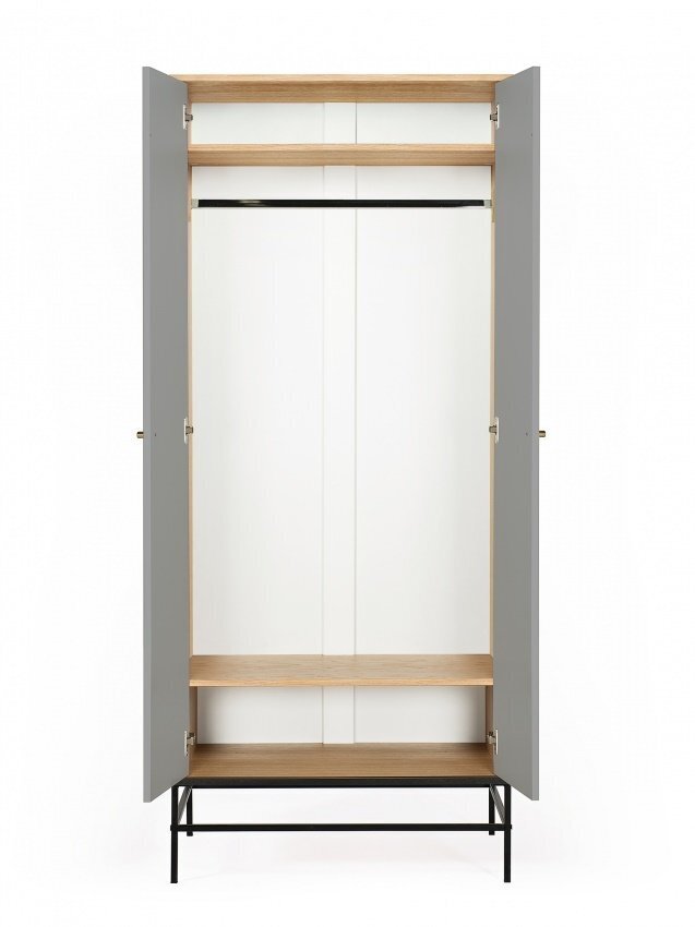 Morana Mia Wardrobe 2 Doors - Grey
