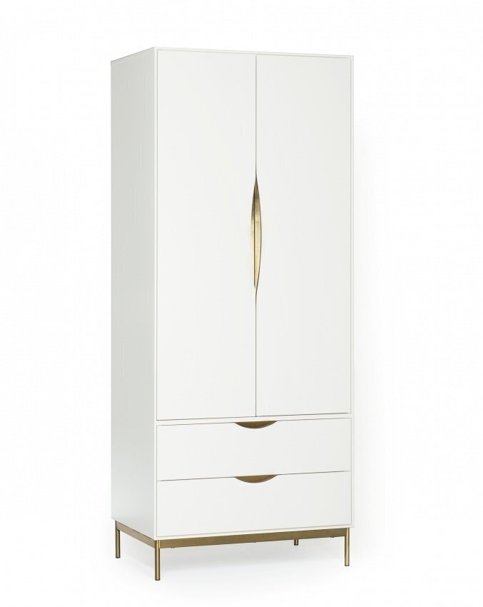 Morana Kobe Wardrobe 2 Doors - White