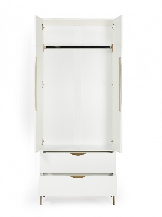 Morana Kobe Wardrobe 2 Doors - White