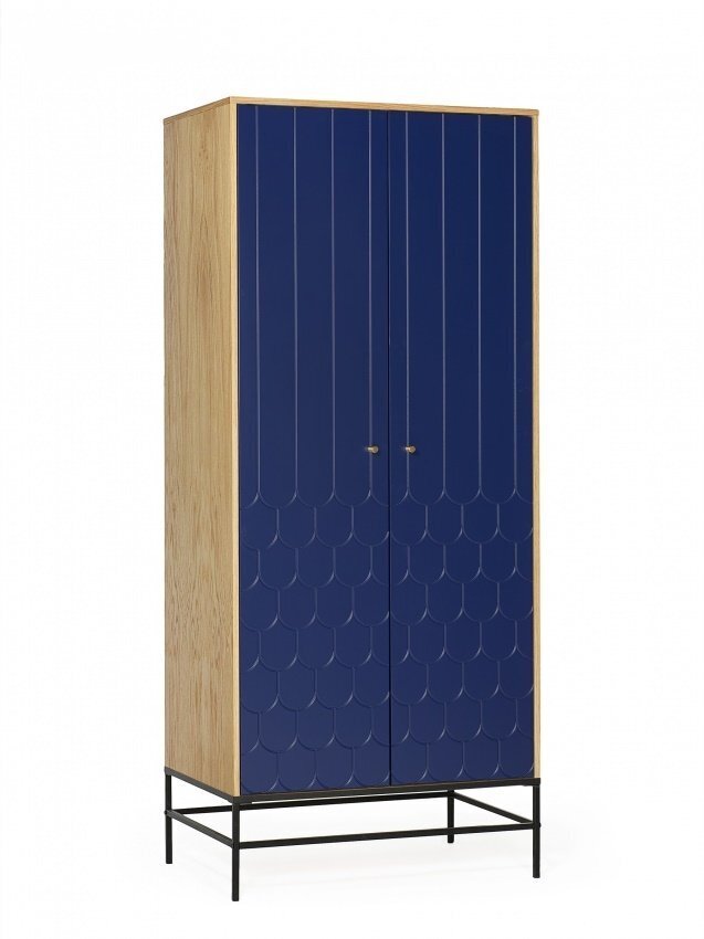 Morana Lia Wardrobe 2 Doors - Dark Blue