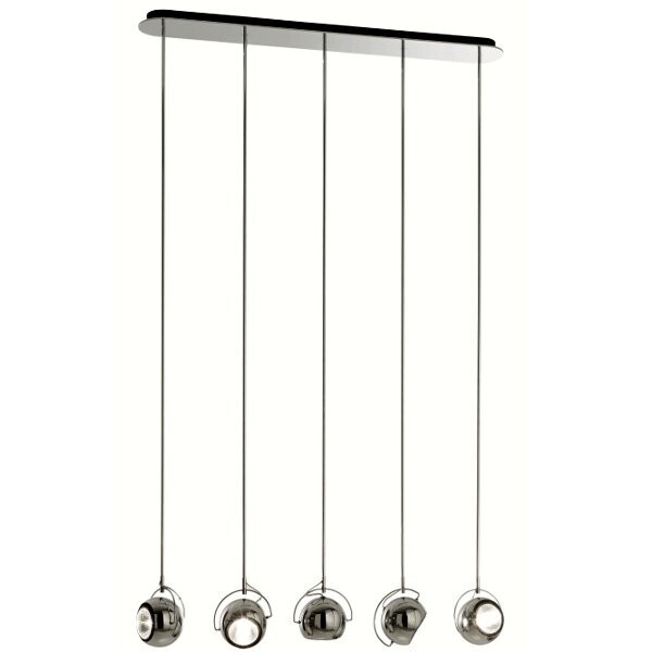 Fabbian Beluga Steel A13 Pendelleuchte