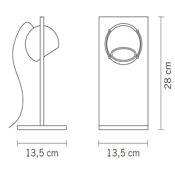 Fabbian Beluga Crystal B01 Tischleuchte