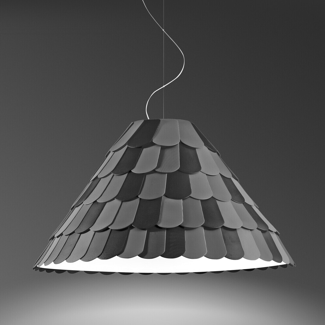 Fabbian Roofer F12 A03 Pendelleuchte -  Anthrazit 