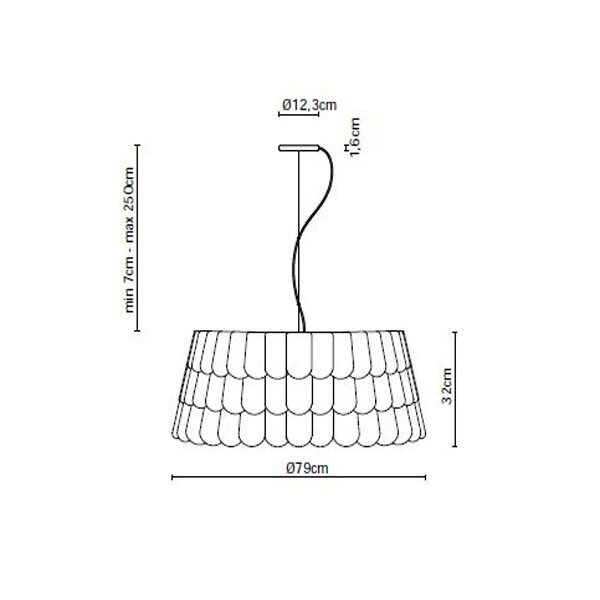 Fabbian Roofer F12 A07 Pendelleuchte