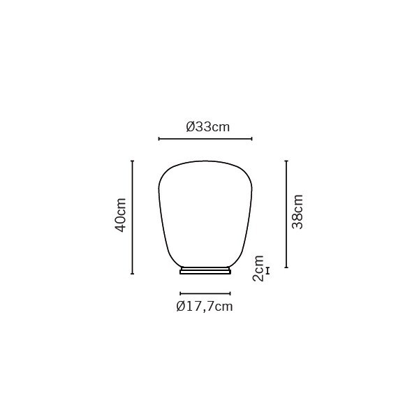 Fabbian Lumi F07 B21 Baka Tischleuchte